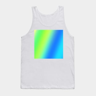 yellow green blue abstract texture Tank Top